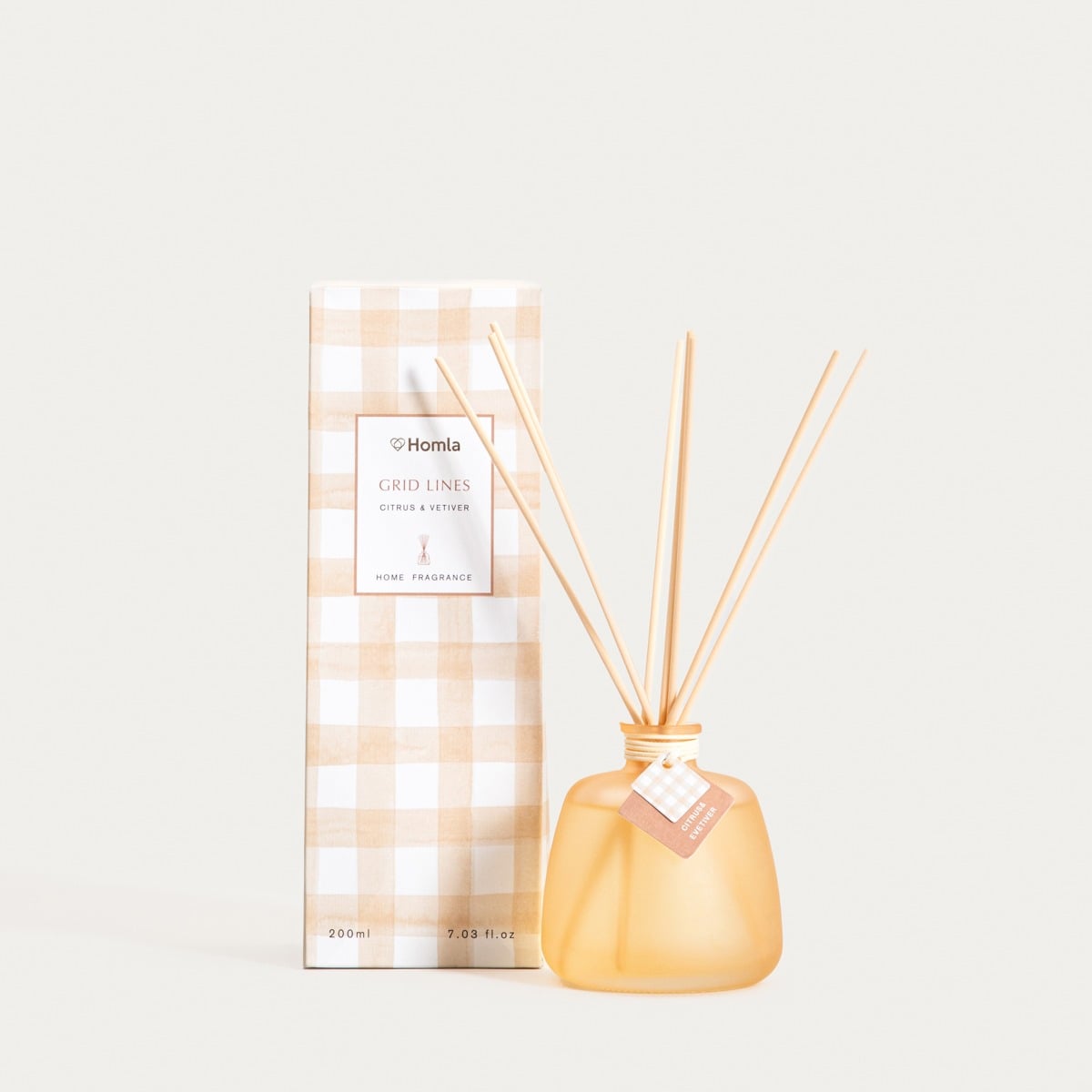 GRID LINES Citrus & Vetiver Fragrance Diffuser 200ml