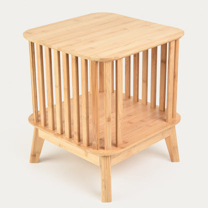 LEMN Bamboo Bedside Table 40x40x45 cm