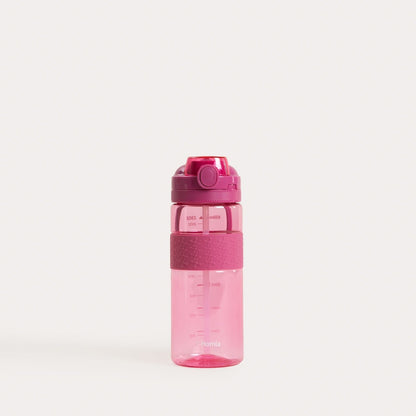 Bottle bottle LONNA Pink Water Bottle with Measuring Cup 0.65L
