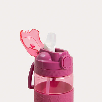 Bottle bottle LONNA Pink Water Bottle with Measuring Cup 0.65L