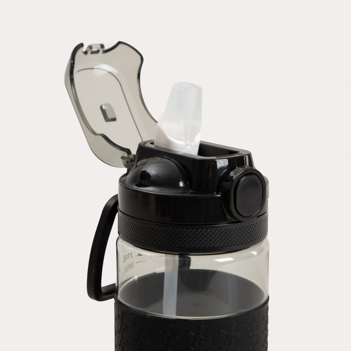 Bottle bottle LONNA Sports Bottle with Measuring Cup Black 0.65L