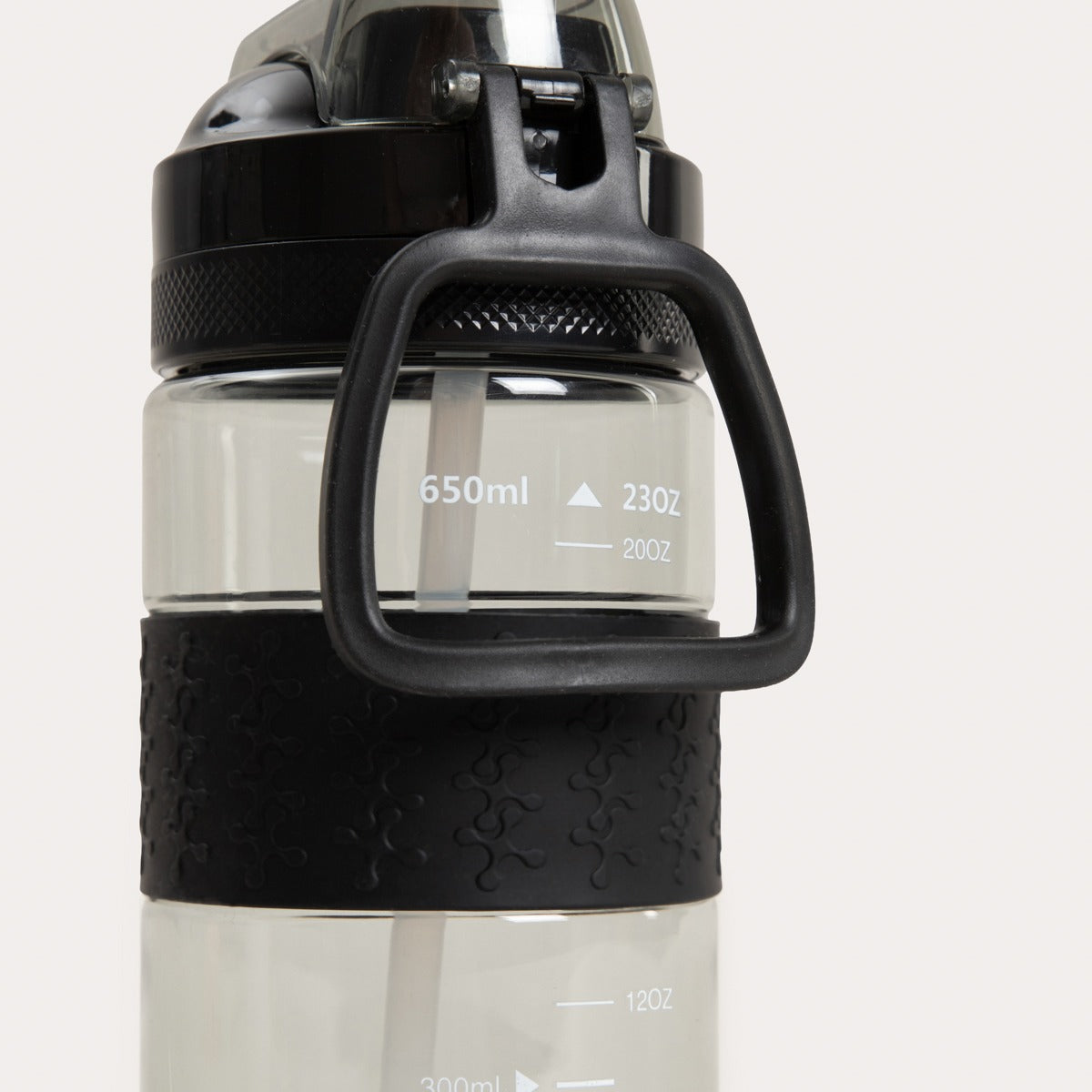 Bottle bottle LONNA Sports Bottle with Measuring Cup Black 0.65L