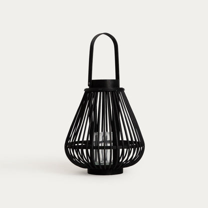 MASAYA Burst Black Garden Lantern 26x29 cm
