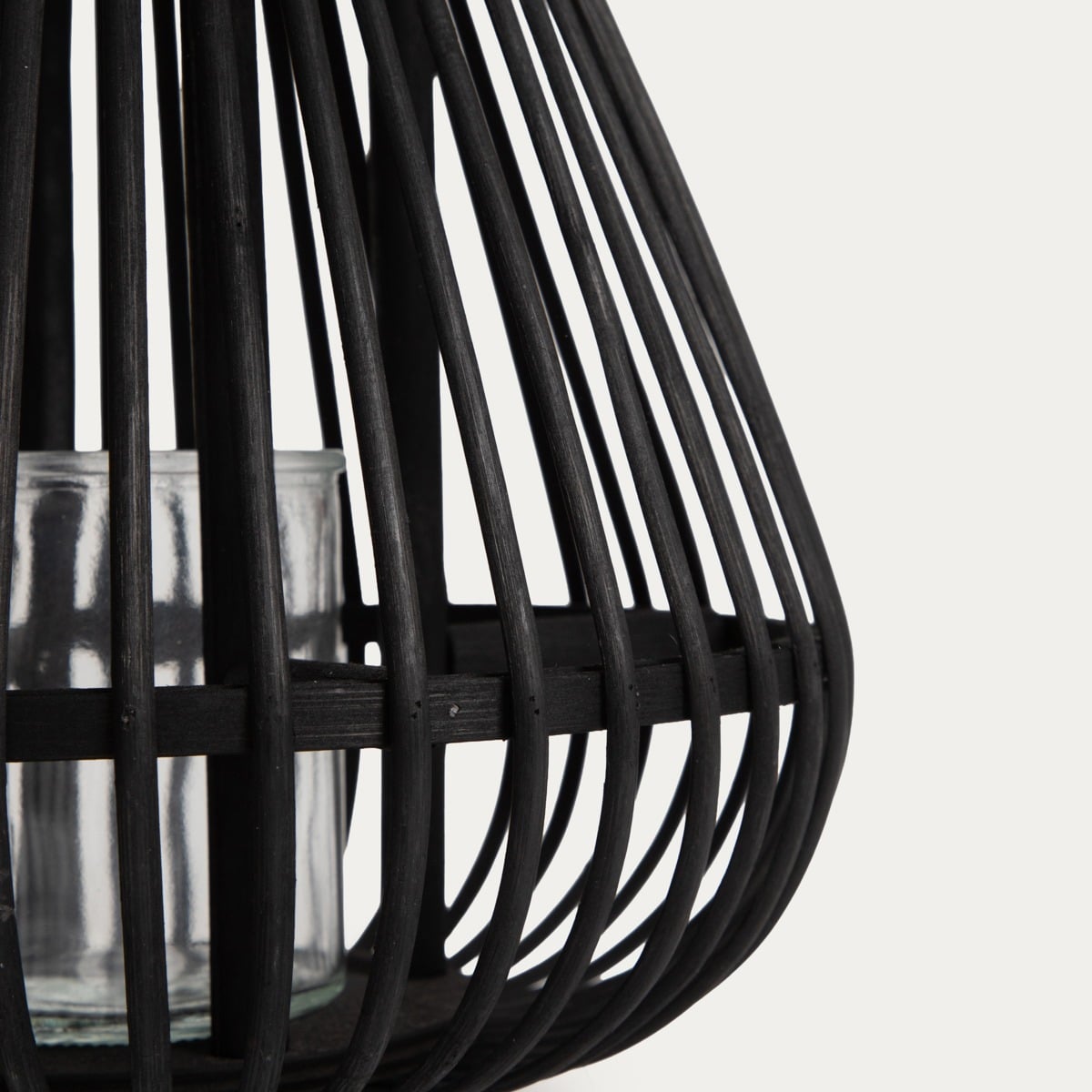 MASAYA Burst Black Garden Lantern 26x29 cm
