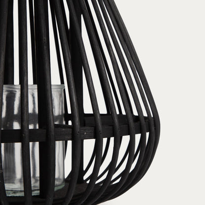 MASAYA Burst Black Garden Lantern 26x29 cm
