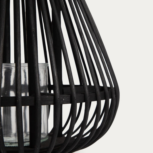 MASAYA Burst Black Garden Lantern 26x29 cm