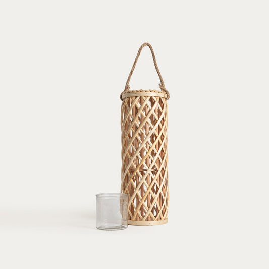 RADIANT Narrow Natural Garden Lantern 17x50 cm
