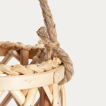 RADIANT Narrow Natural Garden Lantern 17x50 cm