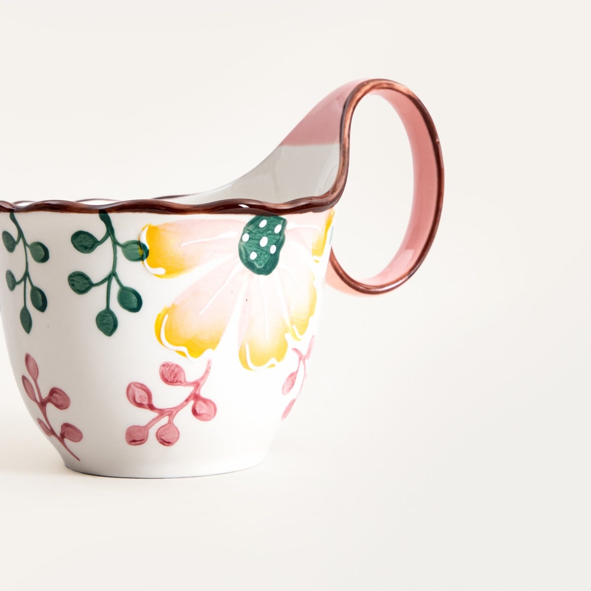 NOYA Ceramic Mug with Large Handle 0.4L