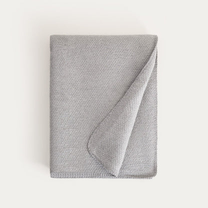 Koc MALLOW Thick Gray Blanket with Decorative Texture 150x200cm