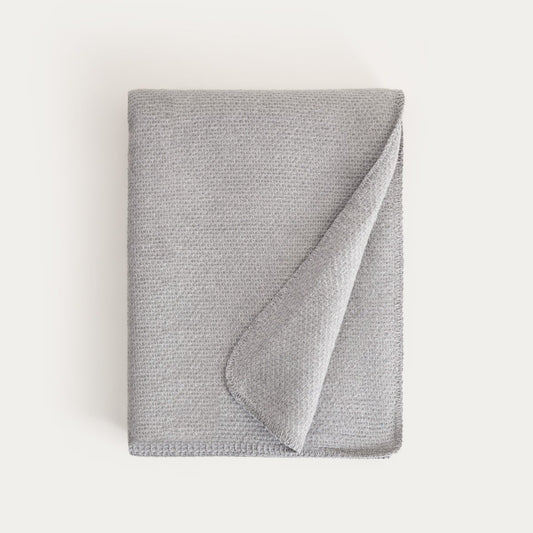 MALLOW Thick Gray Blanket with Decorative Texture 150x200cm