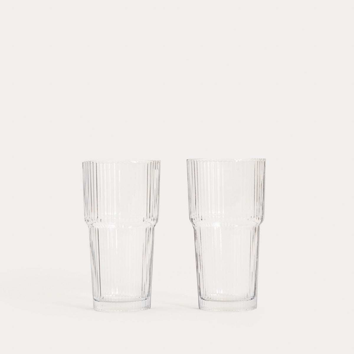 Set of LYNNASO Transparent Highball Glasses 2 pcs 0.54L