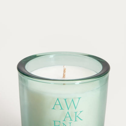 ZEN RITUAL Awaken Soy Candle 240g - Fresh Herbal Aroma