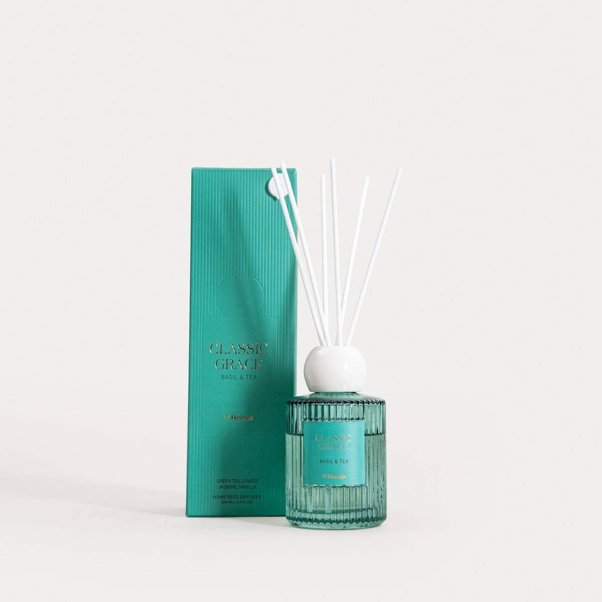 Classic Grace Basil & Tea Fragrance Diffuser 100ml