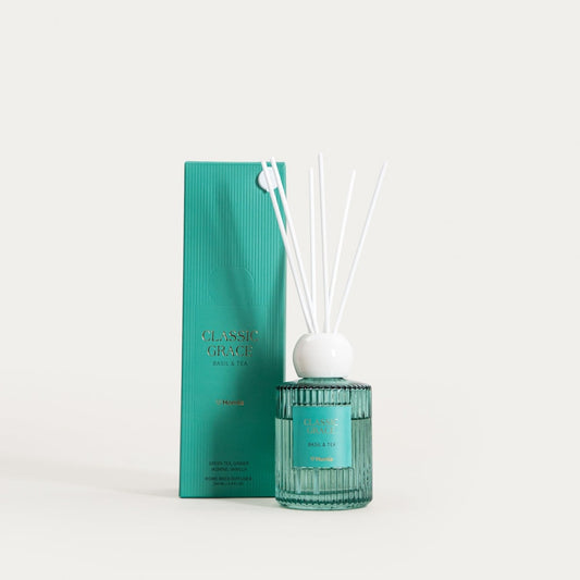 Classic Grace Basil & Tea Fragrance Diffuser 100ml