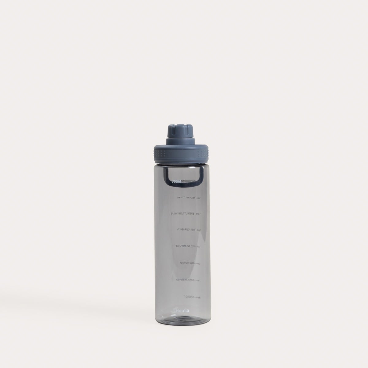 Bottle bottle LUNARE Navy Blue Water Bottle with Measuring Cup 0.7L