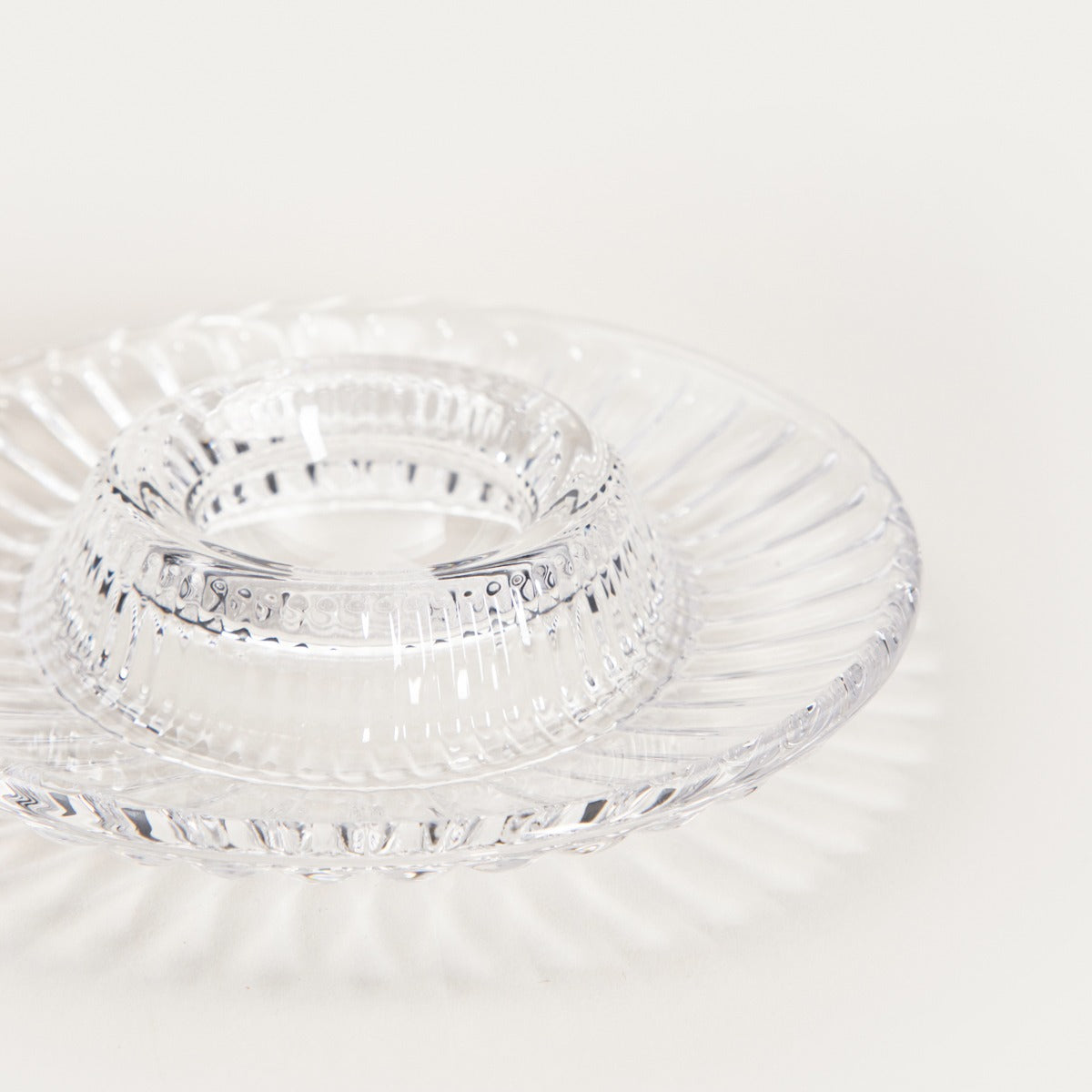 SEGGY Glass Egg Tray Set for Serving Eggs - 2 Pieces