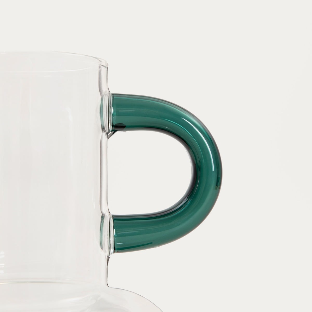 FLUFF Pitcher with Inflatable Handle | 2.7L Borosilicate Glass Jug