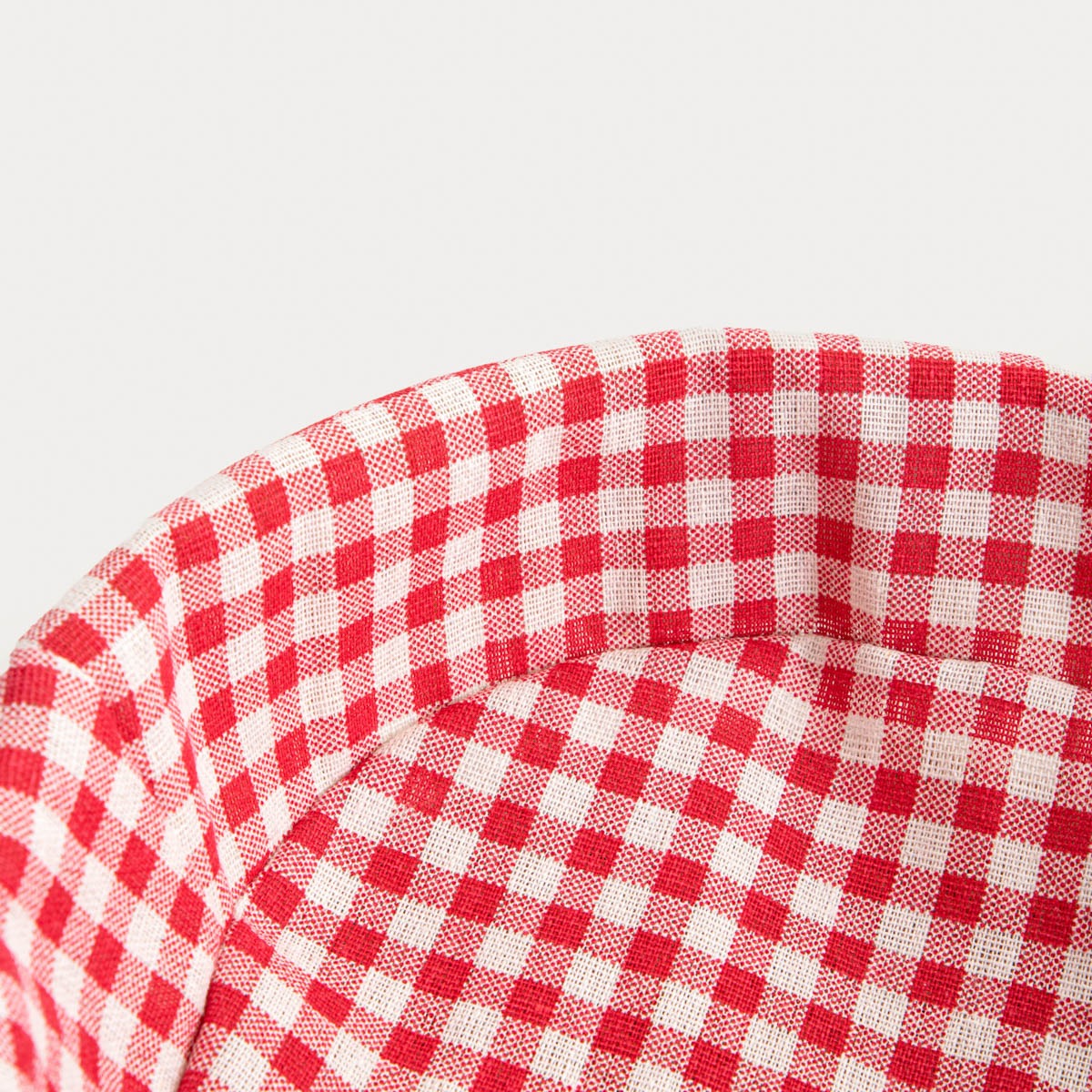 PERLOTTE Checked Kitchen Basket 32x25 cm