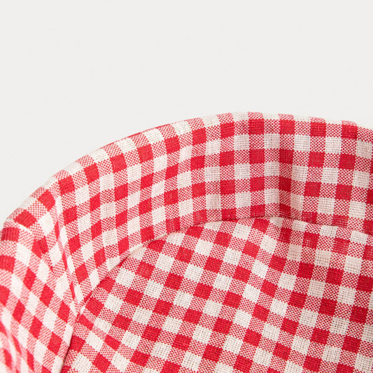 PERLOTTE Checked Kitchen Basket 32x25 cm