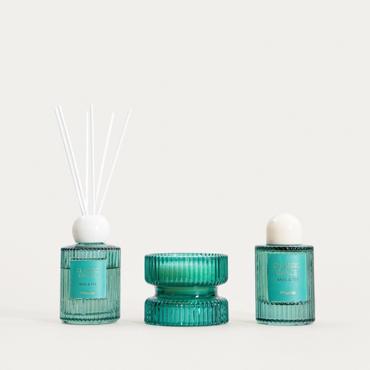 Classic Grace Basil & Tea Scented Candle 85g
