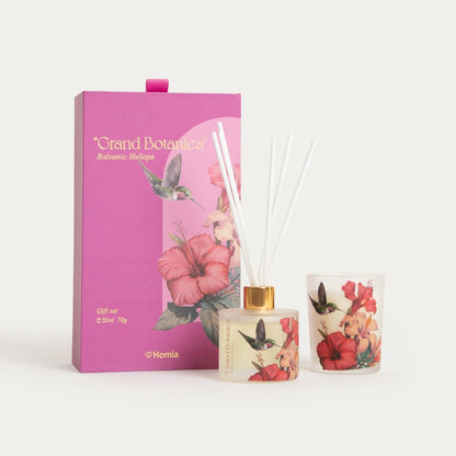 GRAND BOTANICA Balsamic Heliotrope Fragrance Set 50 ml + 70 g