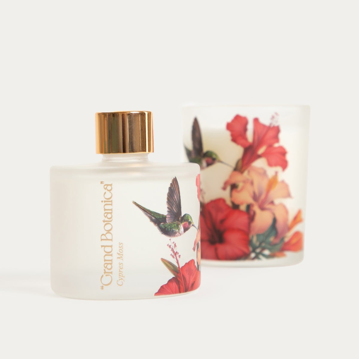GRAND BOTANICA Cypres Moss Fragrance Set 50 ml Diffuser & 70 g Candle
