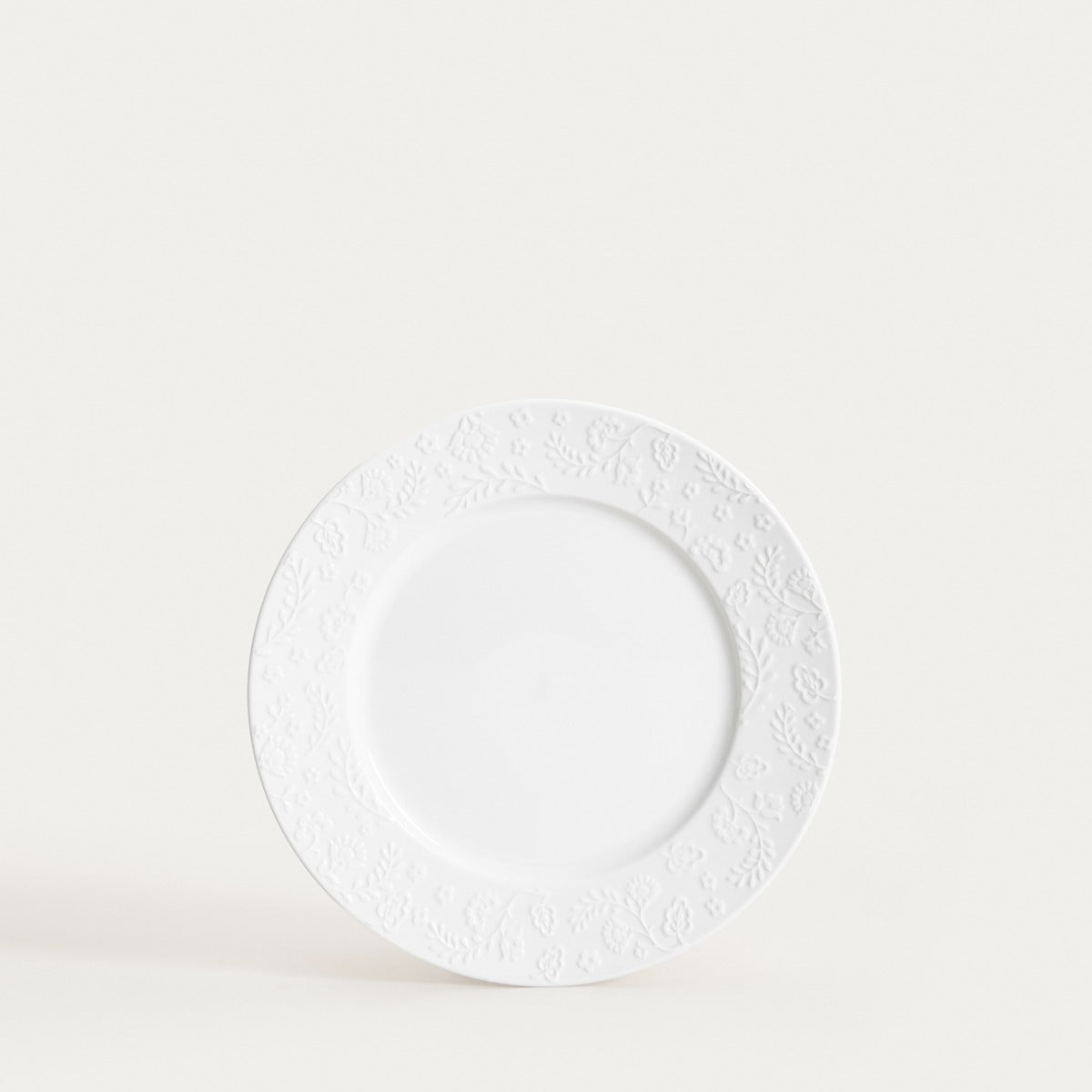 BENO White Dessert Plate 21 cm Porcelain