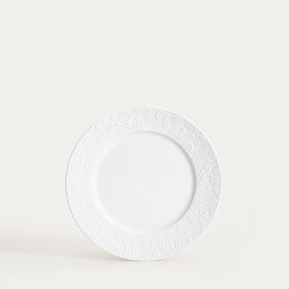 BENO White Dessert Plate 21 cm Porcelain