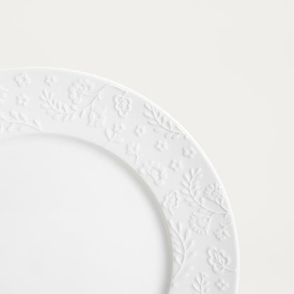 BENO White Dessert Plate 21 cm Porcelain