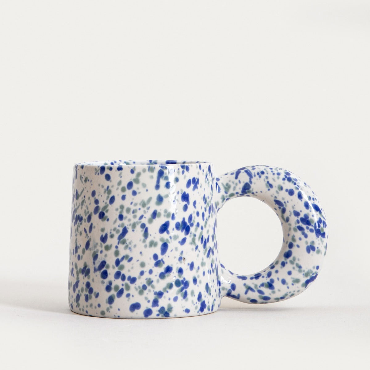 Morne Spotted Navy Blue Ceramic Mug 0.3L
