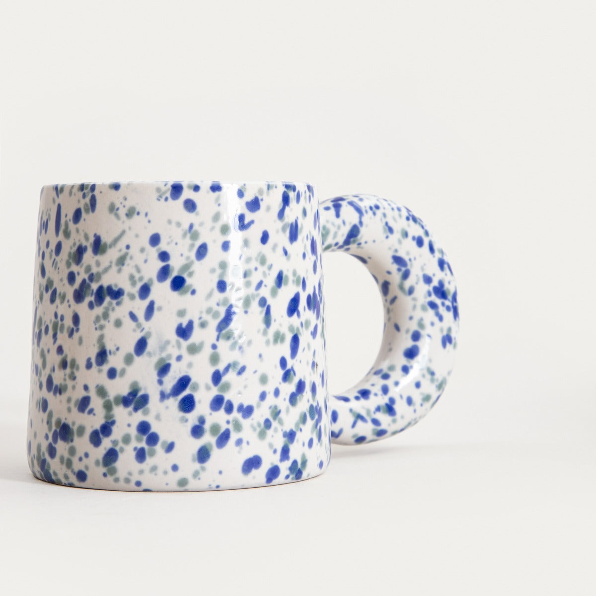 Morne Spotted Navy Blue Ceramic Mug 0.3L