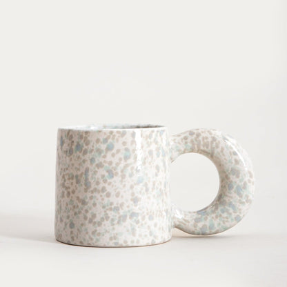 MORNE Spotted Grey Ceramic Mug 0.3L