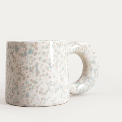 MORNE Spotted Grey Ceramic Mug 0.3L