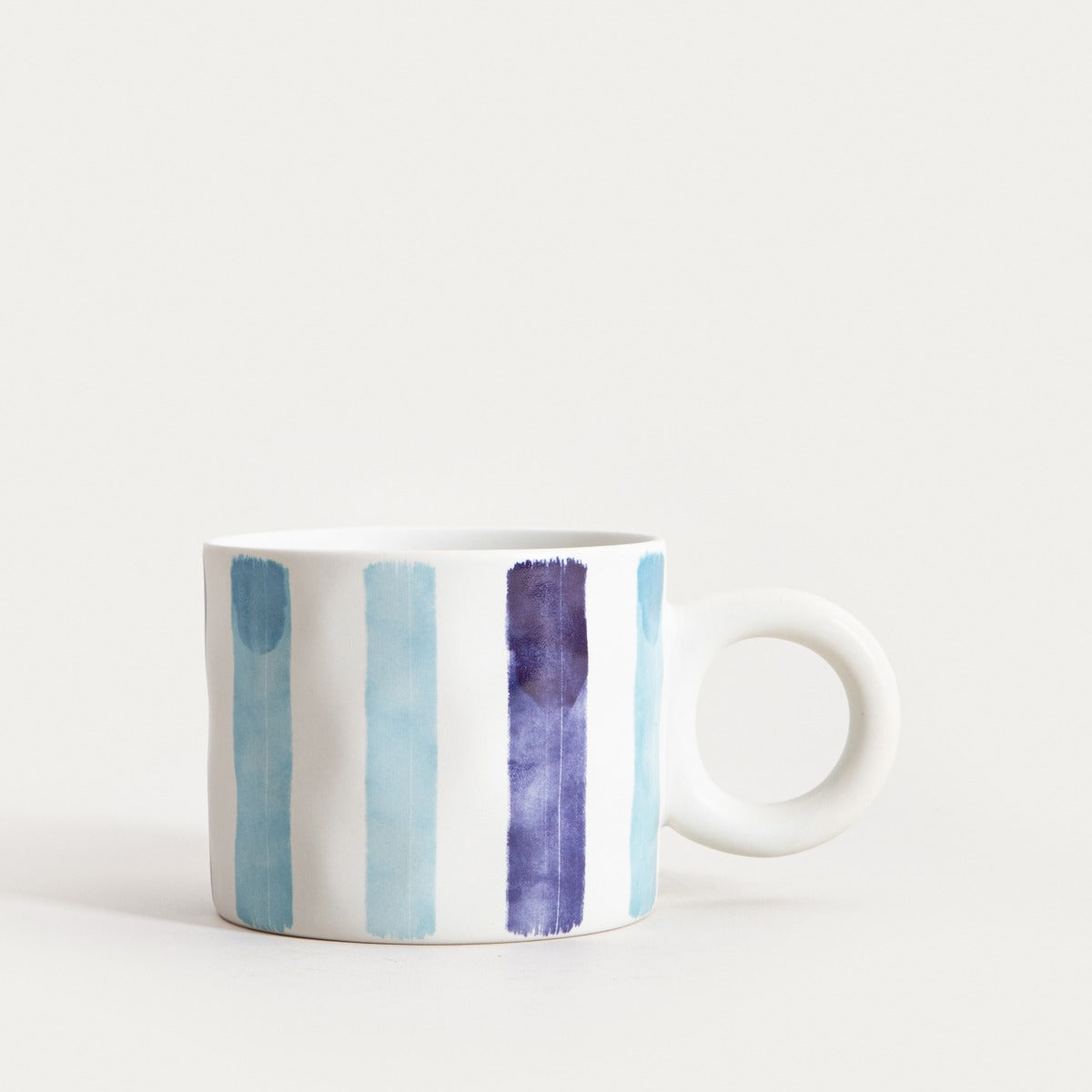 TERNA Blue Striped Ceramic Mug 0.35L