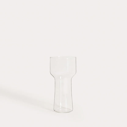 LISSE Tall Glass Mug 0.45L Clear Modern Design