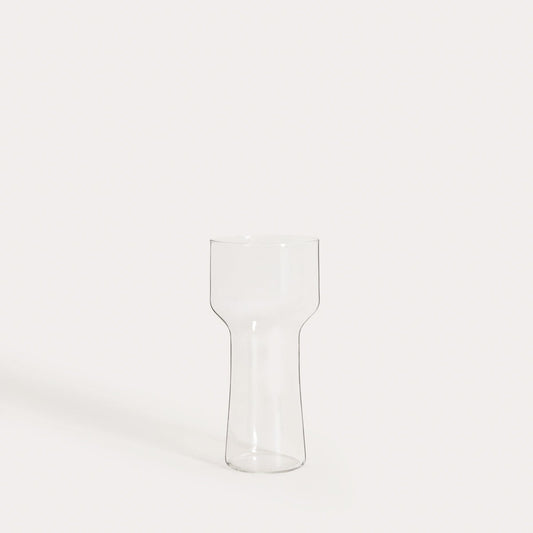 LISSE Tall Glass Mug 0.45L Clear Modern Design