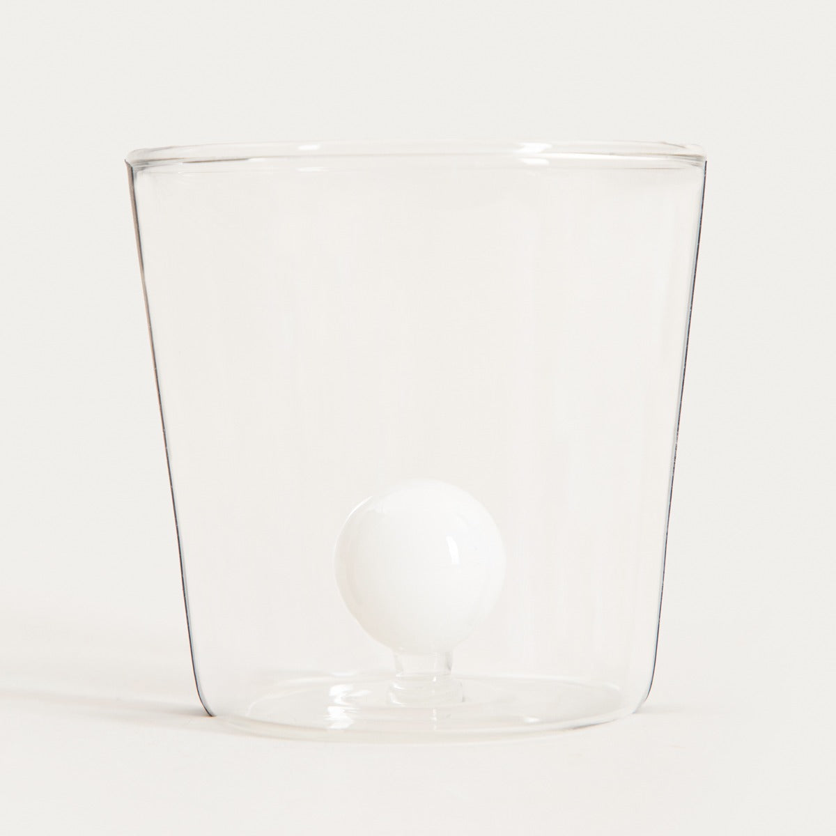 Pallora Glass Mug with White Ball Center 0.3L