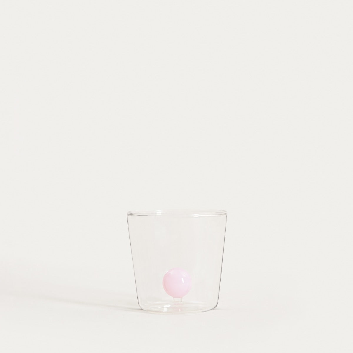 Pallora Glass Mug with Pink Ball Center 0.3L