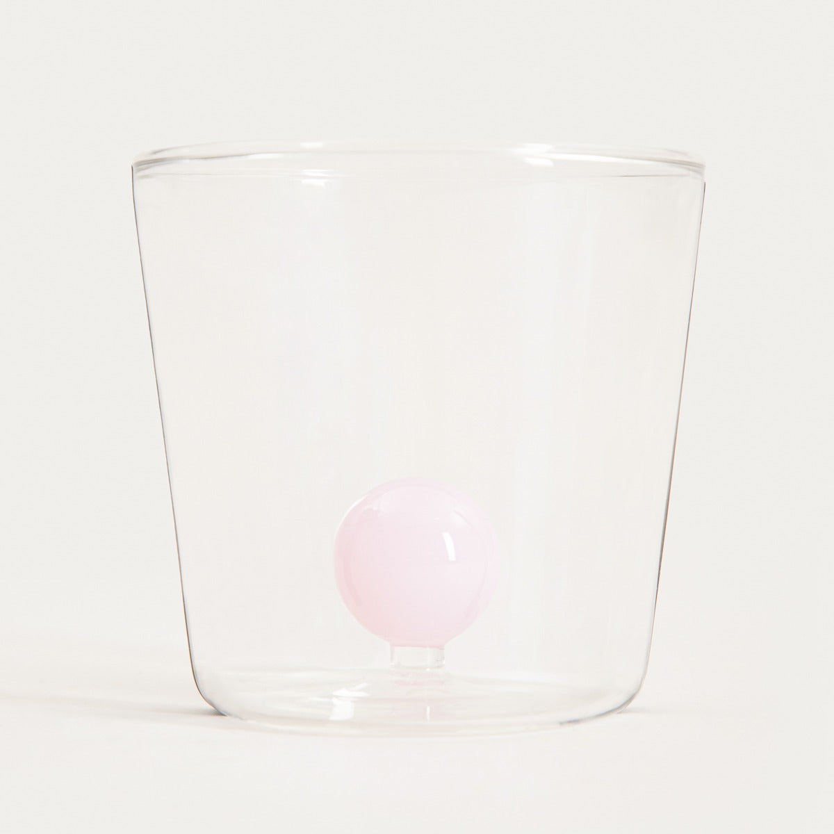 Pallora Glass Mug with Pink Ball Center 0.3L
