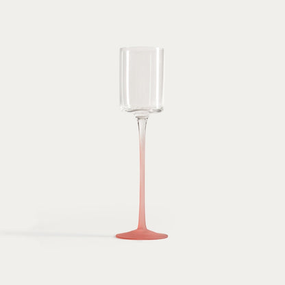 PLANE Glass with Pink Stem 0.1L