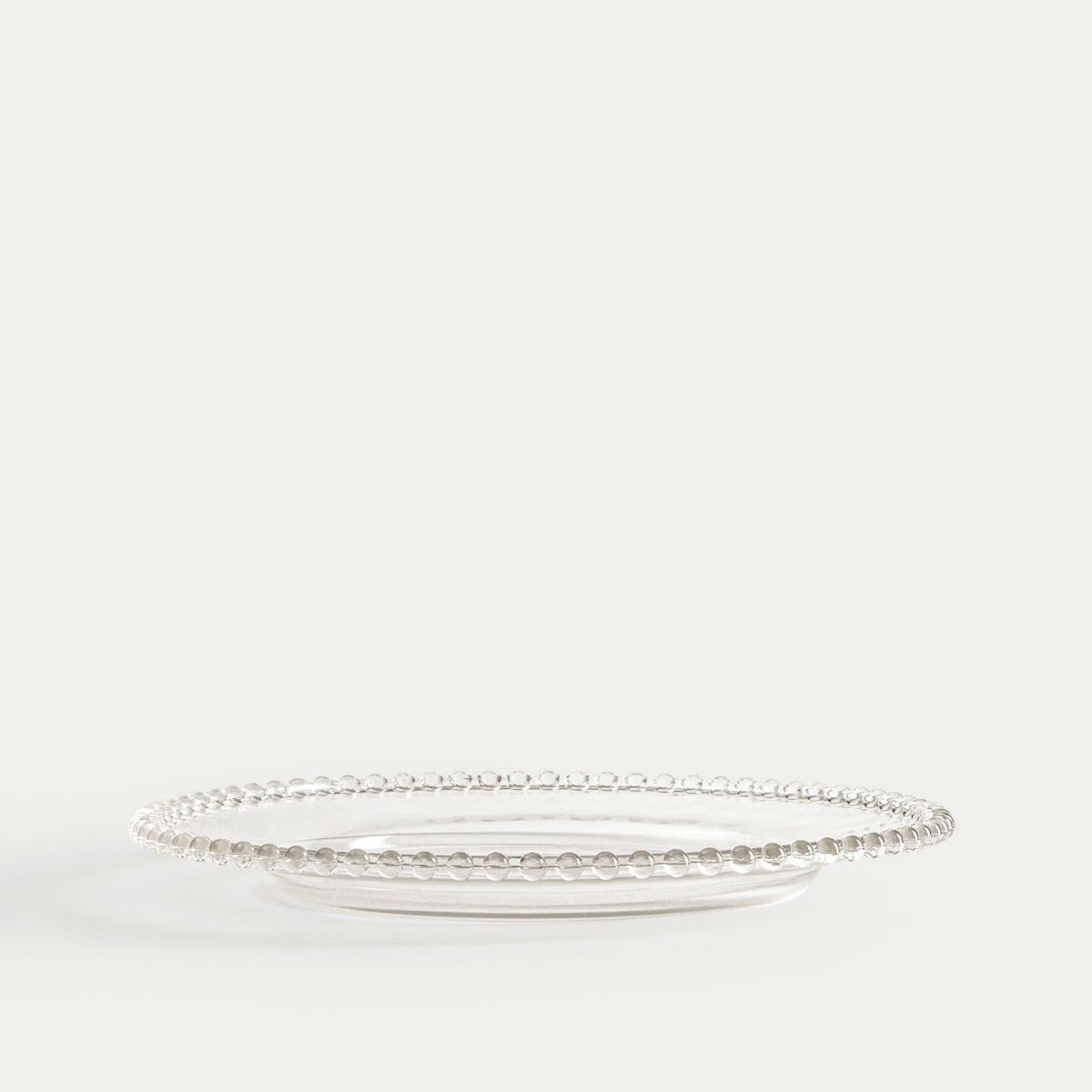 BALLS platter BALLS Glass Serving Platter | Transparent with Decorative Balls