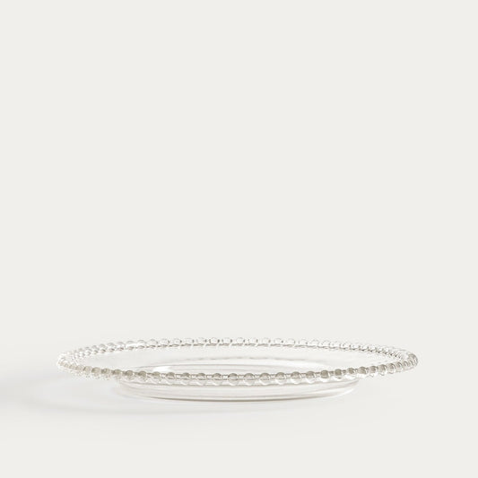 BALLS platter BALLS Glass Serving Platter | Transparent with Decorative Balls