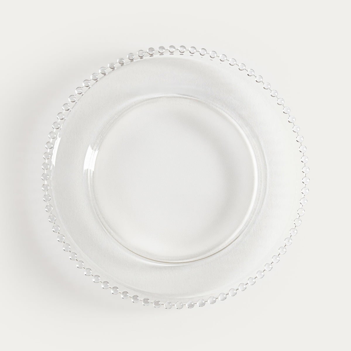 BALLS platter BALLS Glass Serving Platter | Transparent with Decorative Balls