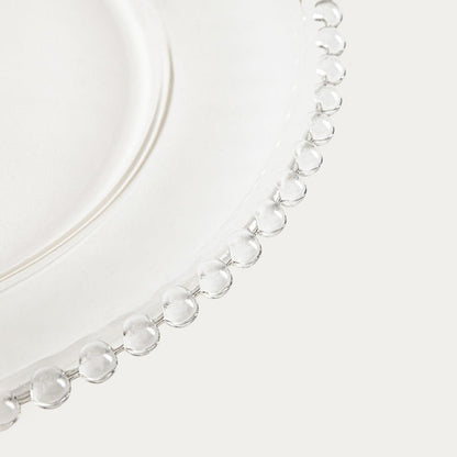BALLS platter BALLS Glass Serving Platter | Transparent with Decorative Balls
