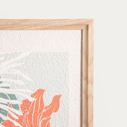 SAARO Abstract Floral Picture 40x50x2cm Wall Decoration