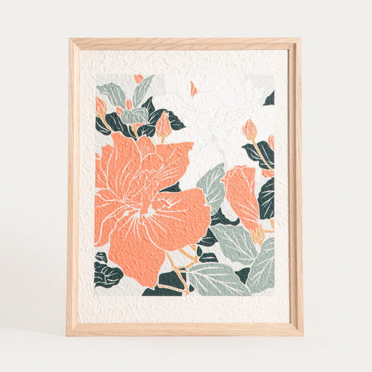 SAARO Picture with Flower Motif 40x50x2cm