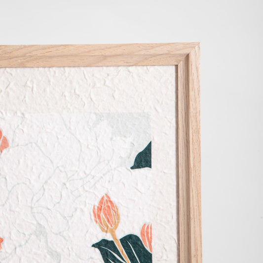 SAARO Picture with Flower Motif 40x50x2cm