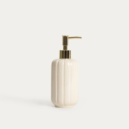 MELIDA Ceramic Soap Dispenser 7.5x7.5x18.5 cm