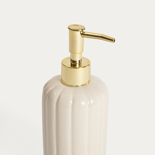 MELIDA Ceramic Soap Dispenser 7.5x7.5x18.5 cm